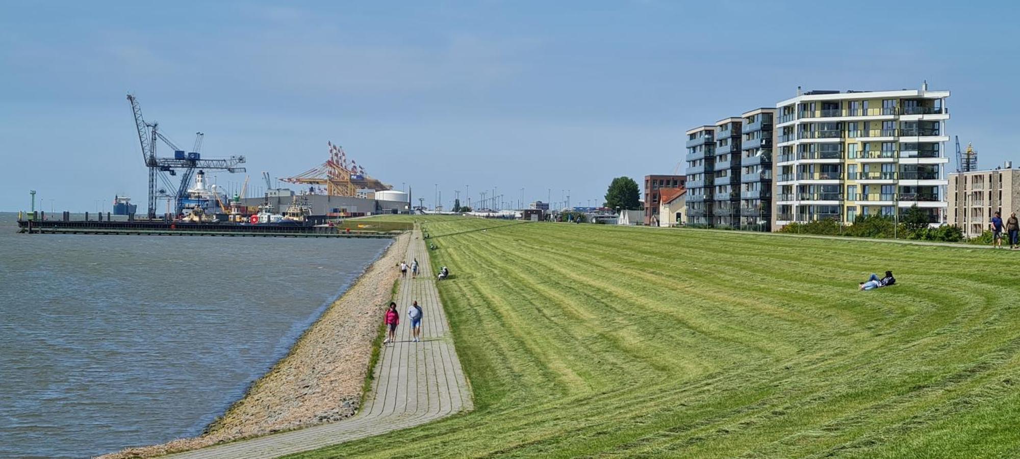 Ferienwohnung Neuer Hafen Marina Бремергафен Екстер'єр фото