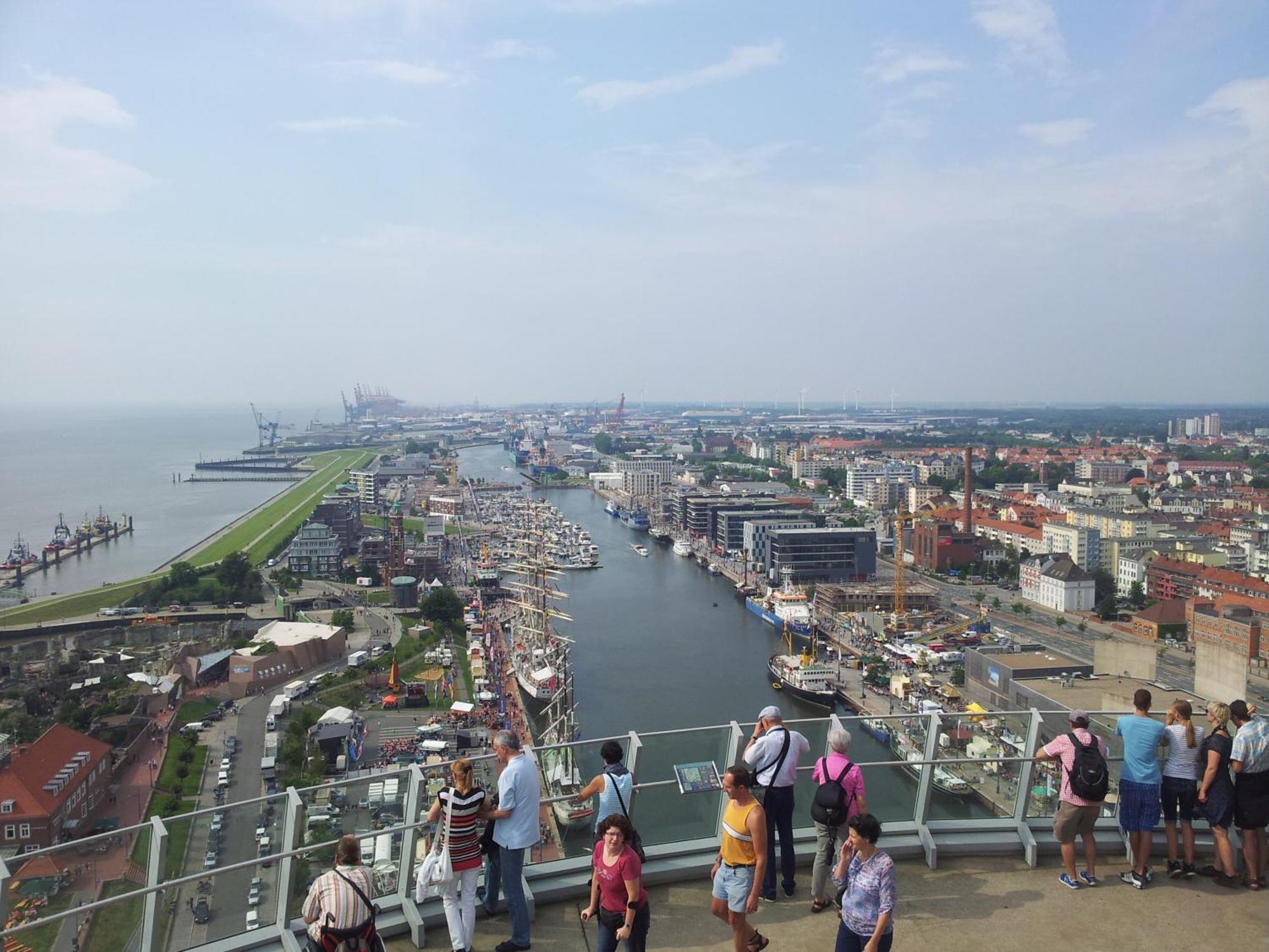 Ferienwohnung Neuer Hafen Marina Бремергафен Екстер'єр фото